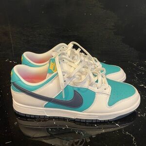 Nike Dunk Low Retro Dusty Cactus Thunder Blue HF4850-345 Men's Size 10
